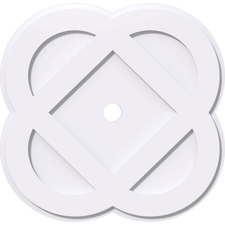 Ekena Millwork Charlotte Architectural Grade PVC Ceiling Medallion, 34"OD x 3"ID x 13 1/2"C x 1"P, One-Piece CMP34CE-03000